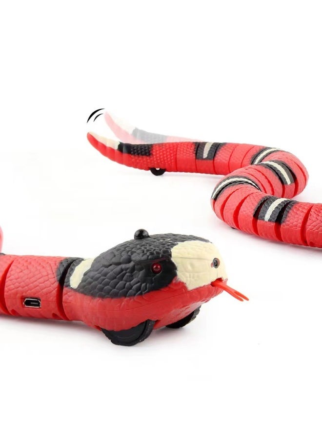 Funny Toys Strange Toys Remote Control Rattlesnake Remote Control Cobra Mini Snake Funny Toys-Color:Induction Obstacle Avoidance Ring Snake  - Image 4