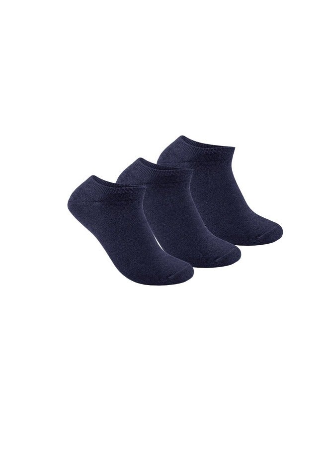 STITCH STITCH Men's Pack of 3 Lycra Ankle Casual Socks 