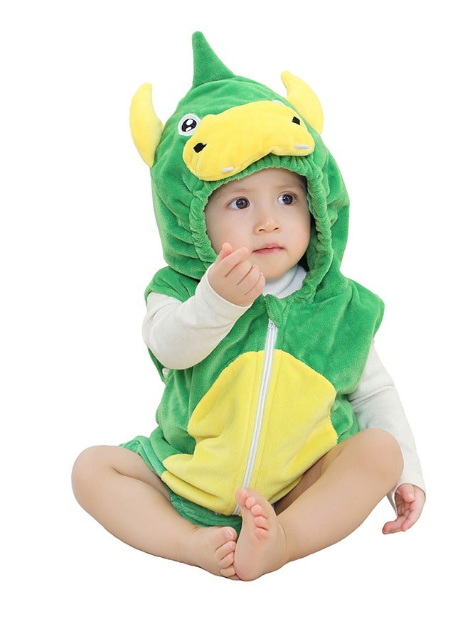 Newborn Baby Hooded Rompers Unisex Jumpsuit Pajamas Baby Boys and Infant Girls Animal Costume for Infant 0-24 Months - Image 2