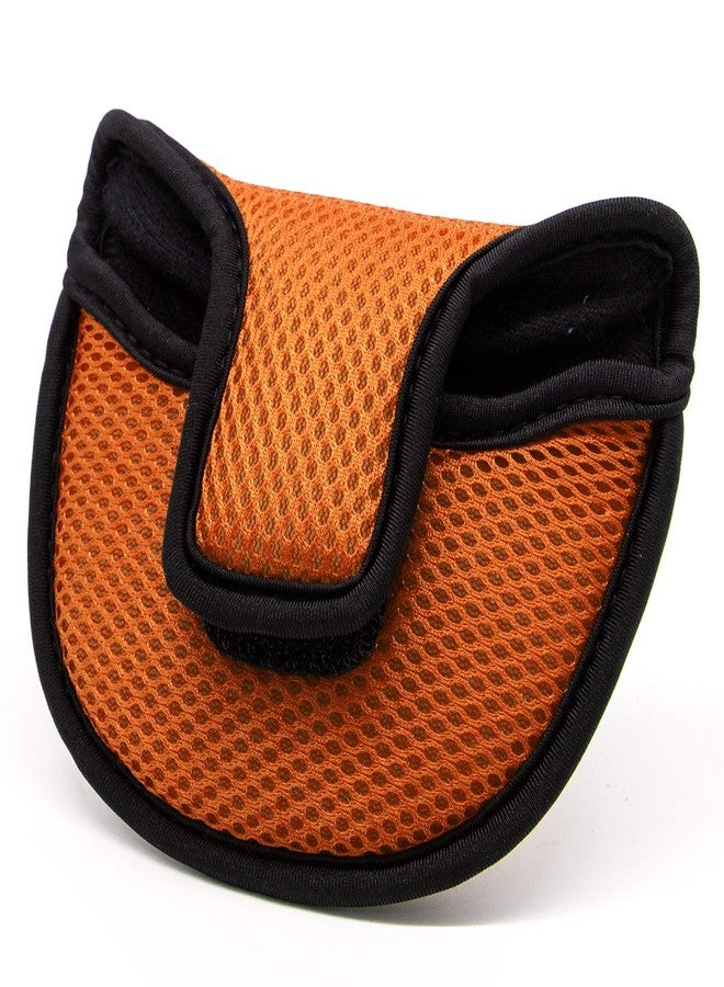 Barudan Golf Mallet Putter Club Head Cover Headcover - Lightweight Golf Headcovers for Odyssey 2ball,Scotty Cameron Futura, Ping, Taylormade 4 Colors Option Black Blue red Grey (Orange) - Image 1
