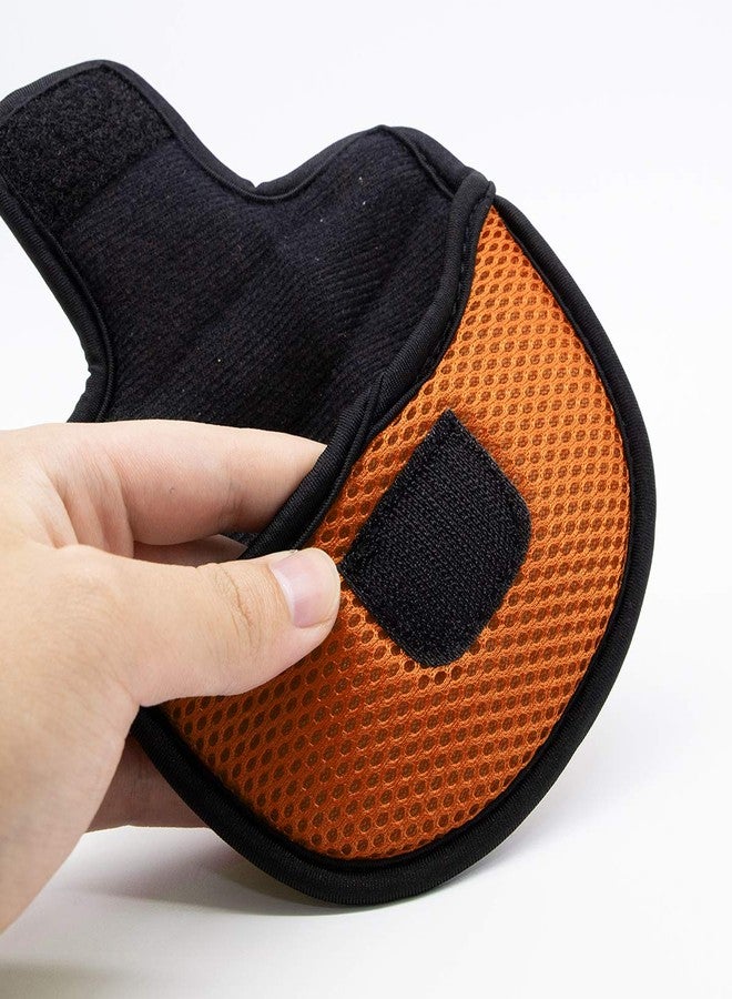 Barudan Golf Mallet Putter Club Head Cover Headcover - Lightweight Golf Headcovers for Odyssey 2ball,Scotty Cameron Futura, Ping, Taylormade 4 Colors Option Black Blue red Grey (Orange) - Image 3