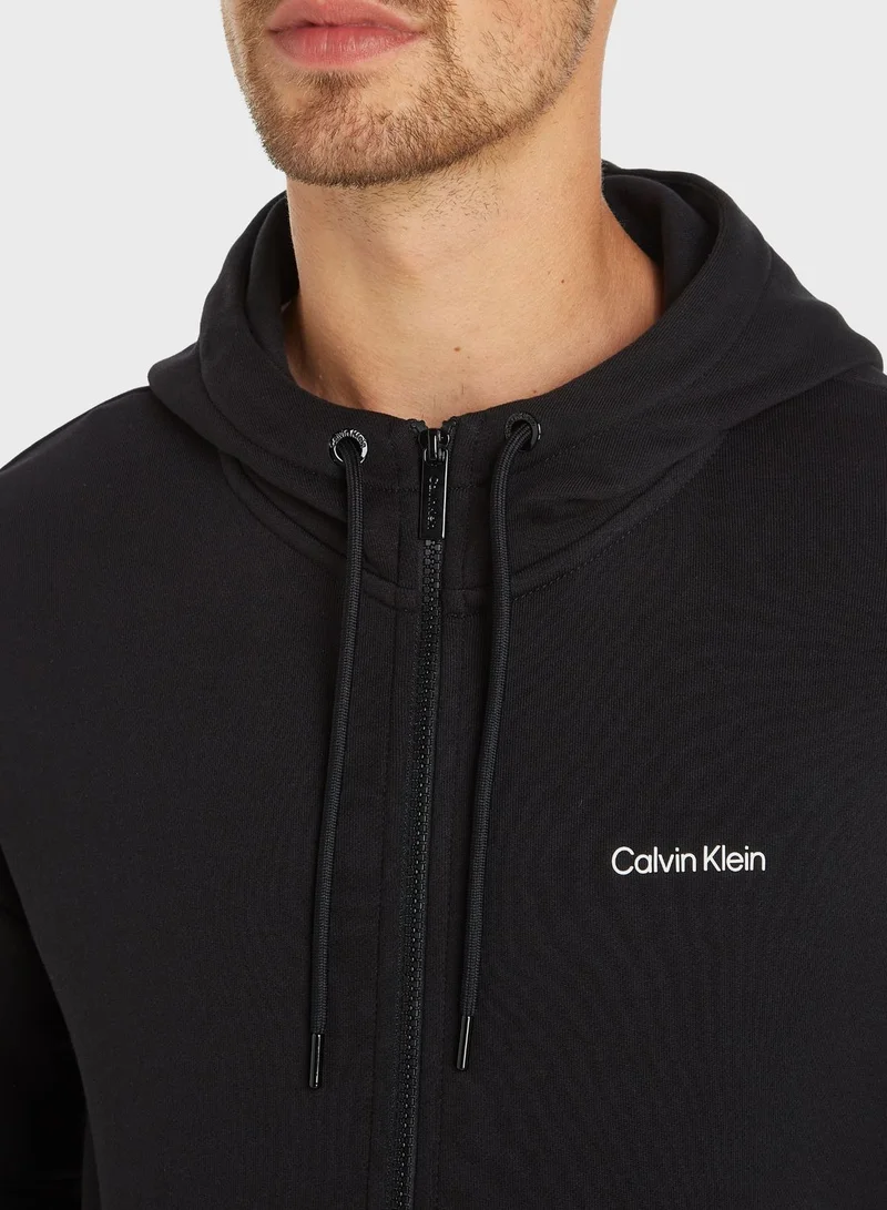 CALVIN KLEIN Hero Logo Comfort Zip Through