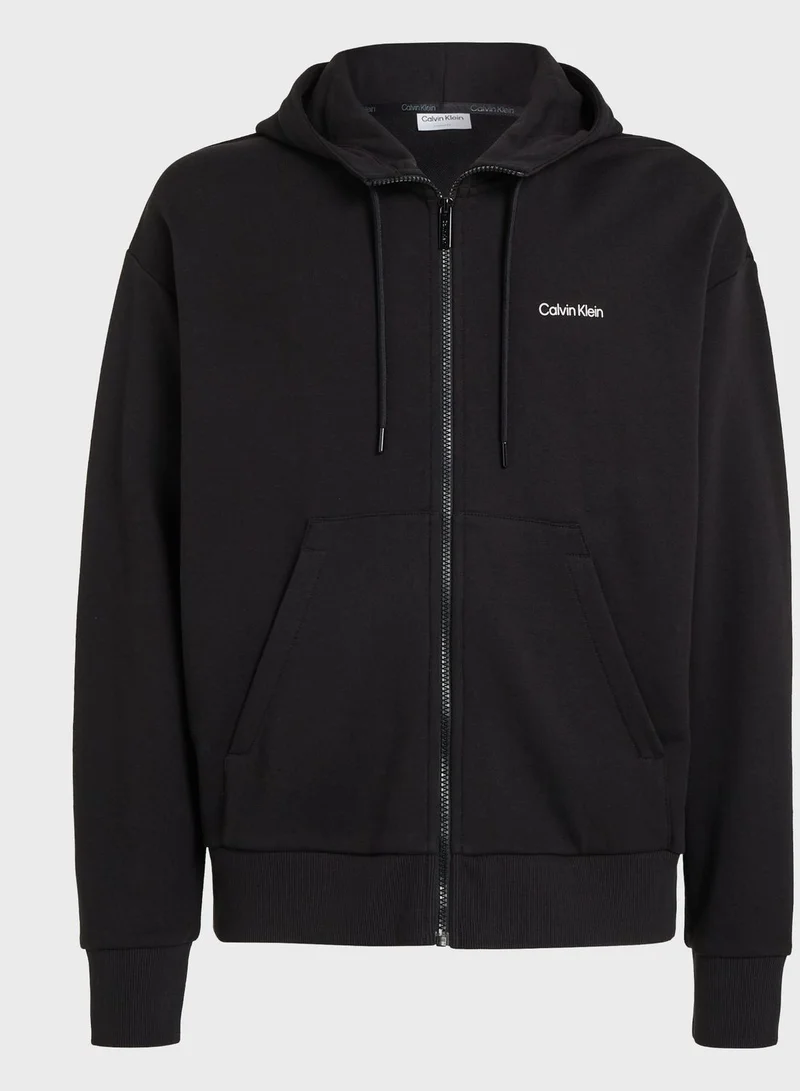 CALVIN KLEIN Hero Logo Comfort Zip Through