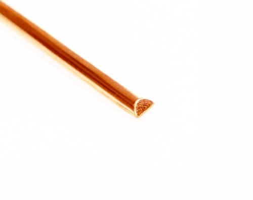Craft Wire 22 Gauge, 99.9% Pure Copper Wire (Half Round) Dead Soft CDA #110 Made in USA - 5FT by CRAFT WIRE - Image 5