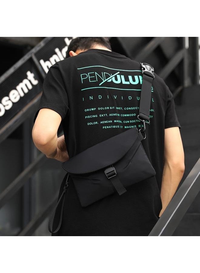 Waterproof Sling Bag Crossbody Bag for Men Backpack for Men Sling Backpack Hiking Daypack Multipurpose Cross Body black