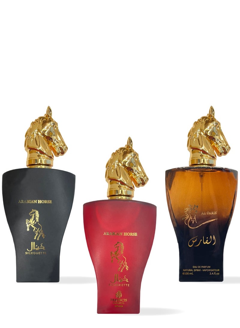 انفينيتو مجموعة عطور ١٠٠مل -خيال رد -خيال بلاك- الفارس - من انفنتو