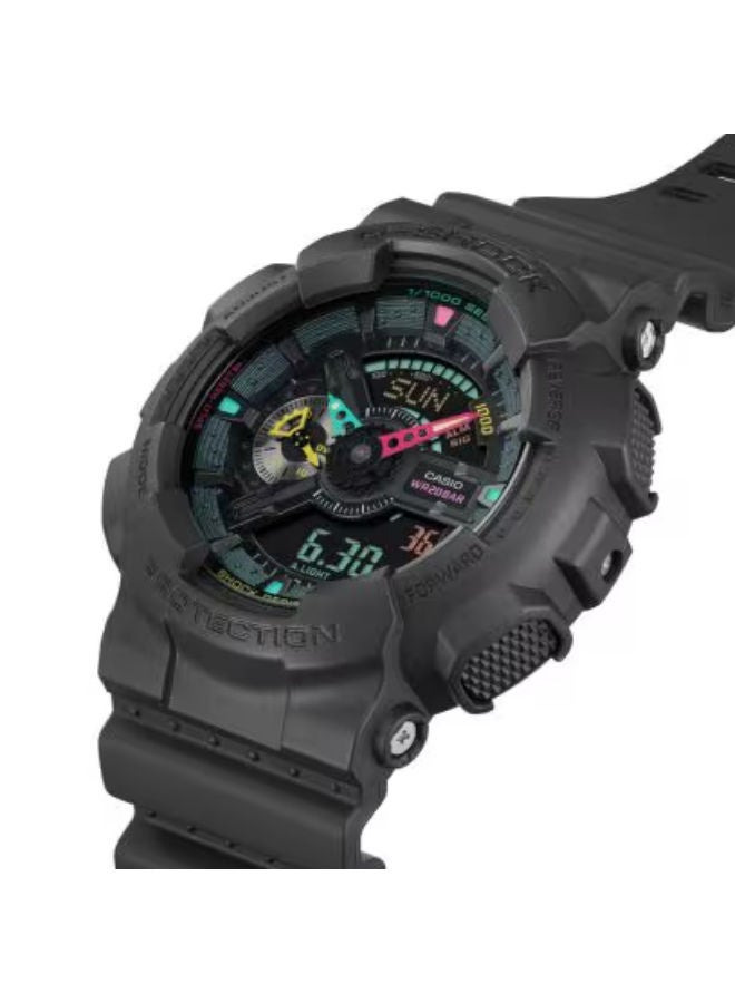 CASIO G_Shock Resin Analog+Digital Wrist Watch GA-110MF-1ADR - Image 2