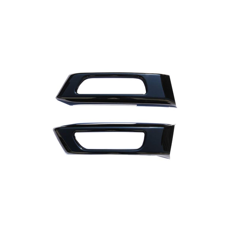 LLKUANG Black Front Fog Light Cover Trim Compatible with Land Rover Range Rover Sport 2014-2017 (Black) - Image 2