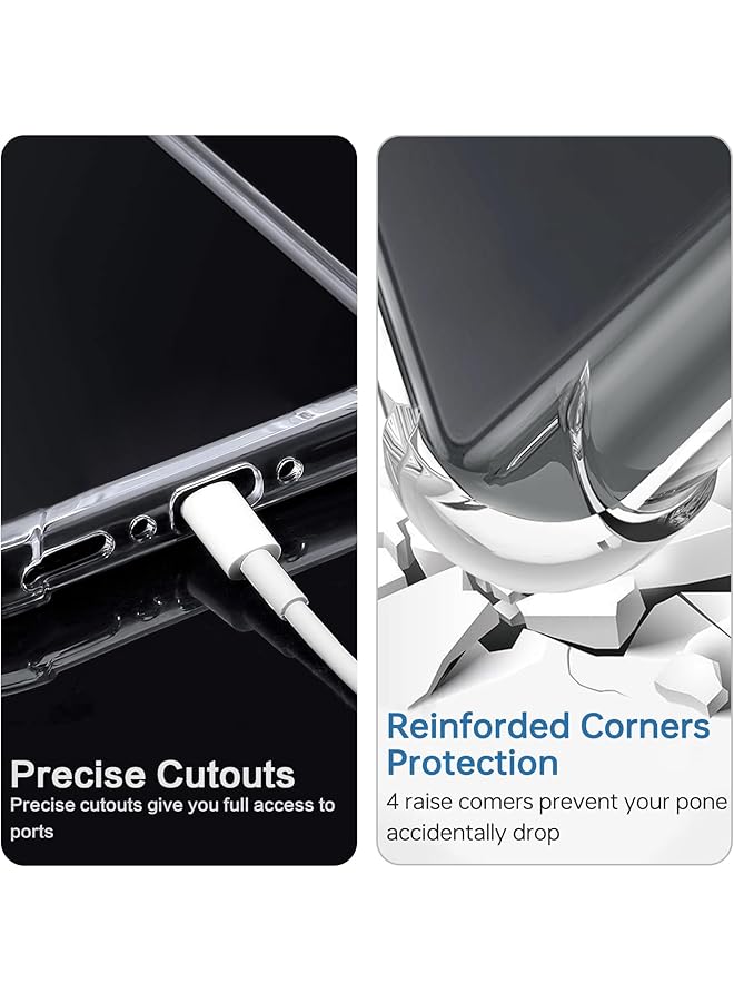 erorex Compatible With Motorola Edge 50 Ultra Case Cover+2 Pack Motorola Edge 50 Ultra Screen Protector Flexible Tpu Film Soft Screen Protector For Motorola Edge 50 Ultra Cover Case 6.7 Inch - Image 3