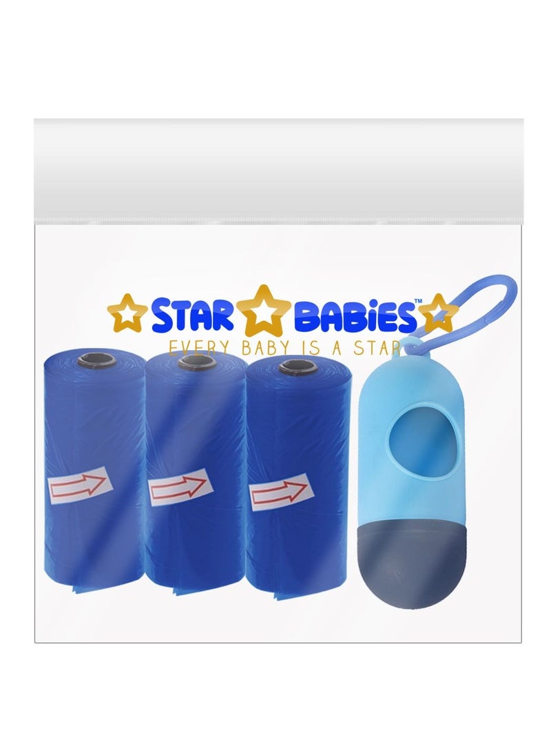 STAR BABiES - Star Babies Scented Bag Pack of 3 with Dispenser - Navy Blue - Image 1