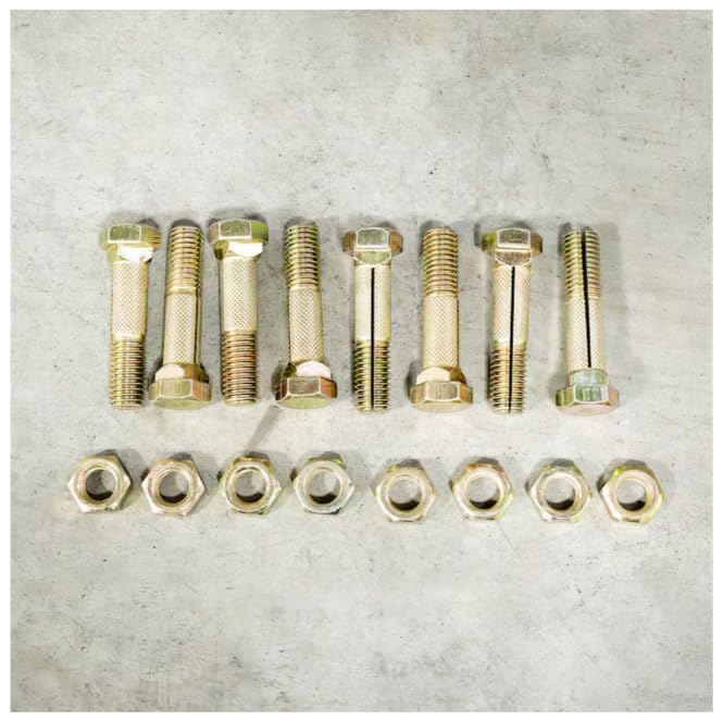 Tie Down Engineering - Nuts & Bolts - Ground Anchor Brackets and Straps - Slotted Bolt and Nut (Pack of 8) - Image 2