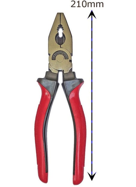 Inditrust Inditrust Heavy duty 2pc Hex T Spanner 8 10 mm Claw Hammer Plier Red Hand Tool Kit  - Image 2