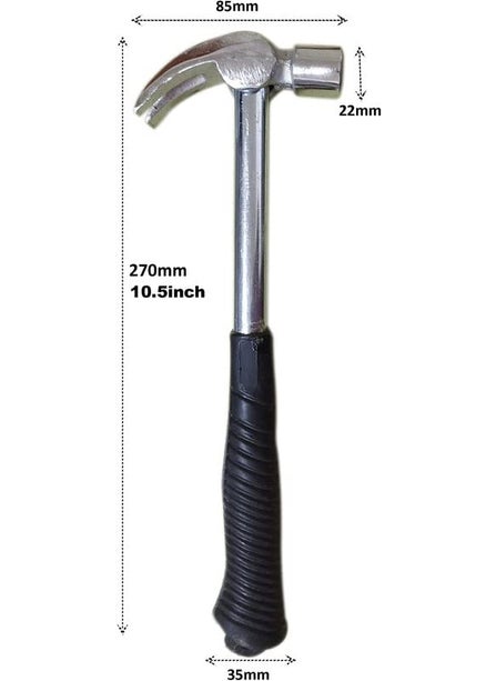 Inditrust Inditrust Heavy duty 2pc Hex T Spanner 8 10 mm Claw Hammer Plier Red Hand Tool Kit  - Image 4