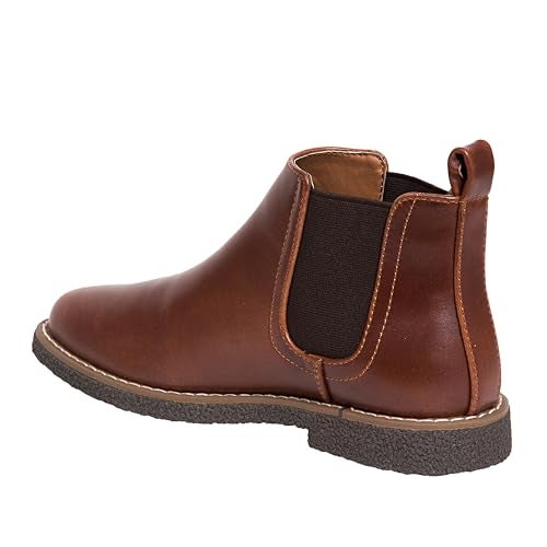 Deer Stags Boy's Zane Chelsea Boot, Redwood/Dark Brown, 5 Big Kid - Image 3
