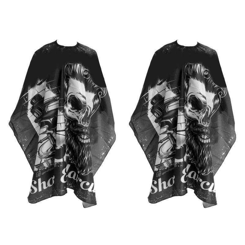 Hair Styling Cape Professional Design Barber Cape For Haircutting Adults 155X140cm Anti-static 2Pcs - Image 1