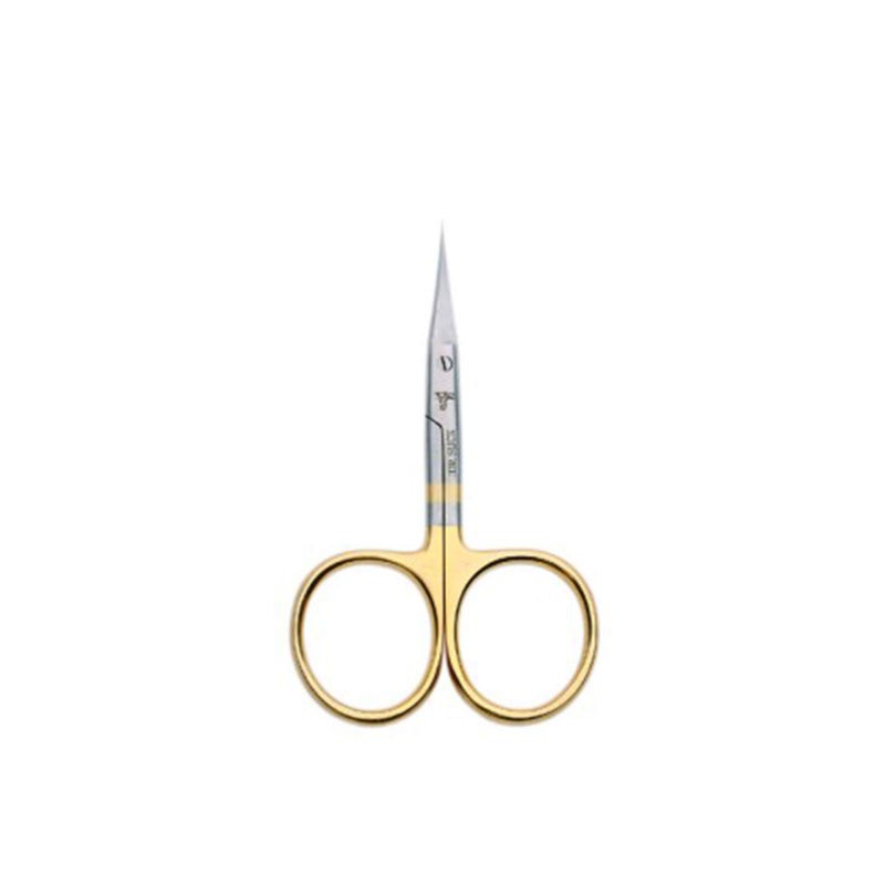 Dr. Slick Arrow Scissor, 3-1/2", Gold Loops, MicroTip, Straight - Image 1