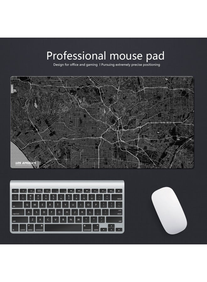 LANDNA Office Business Mouse Pad Game Special Mouse Pad Competitive Mouse Pad Professional Design Mouse Pad-Color:Edge Lock-Pattern:PARIS(80*40)  - Image 4