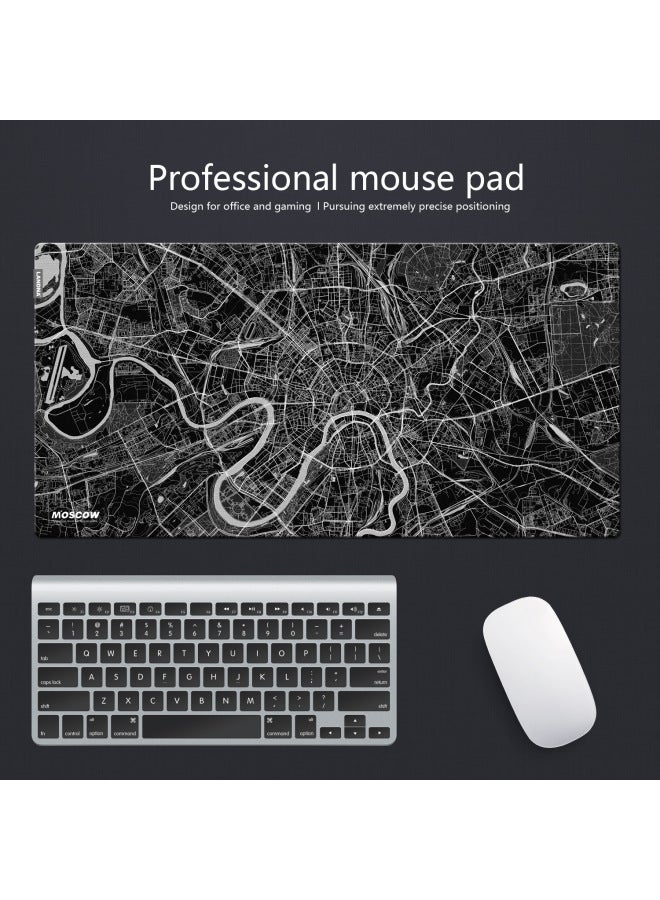 LANDNA Office Business Mouse Pad Game Special Mouse Pad Competitive Mouse Pad Professional Design Mouse Pad-Color:Edge Lock-Pattern:PARIS(80*40)  - Image 5
