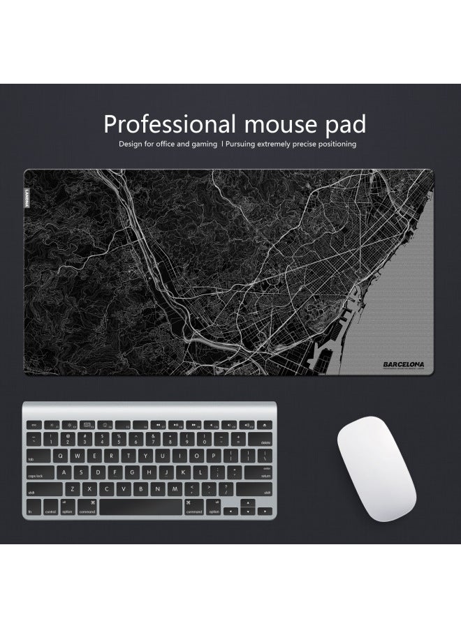LANDNA Office Business Mouse Pad Game Special Mouse Pad Competitive Mouse Pad Professional Design Mouse Pad-Color:Edge Lock-Pattern:PARIS(80*40)  - Image 2