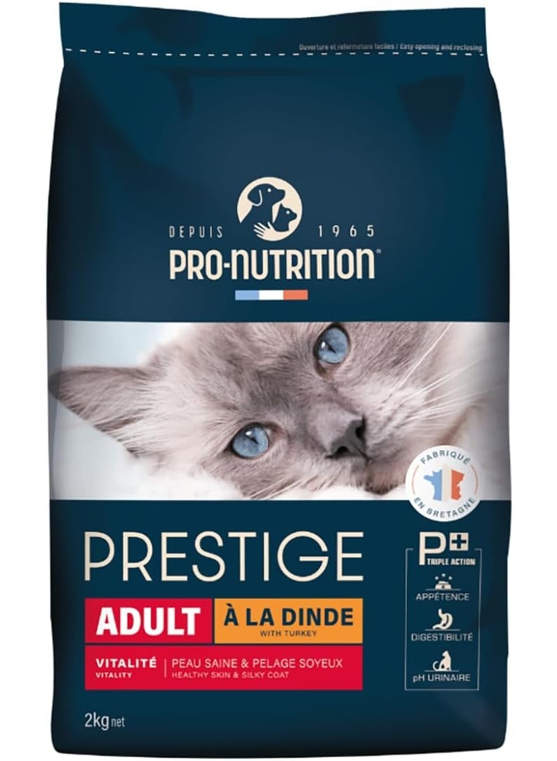 Pro nutrition Prestige Cat Adult Turkey 2Kg - Image 1