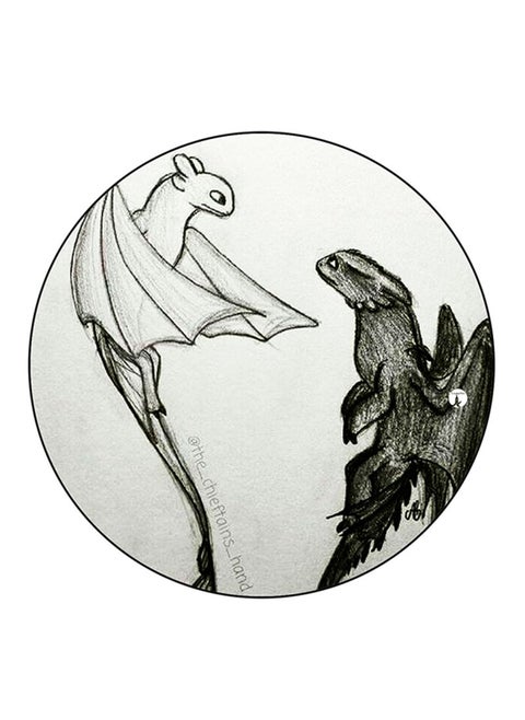 How To Train Your Dragon Printed Fridge Magnet Multicolour