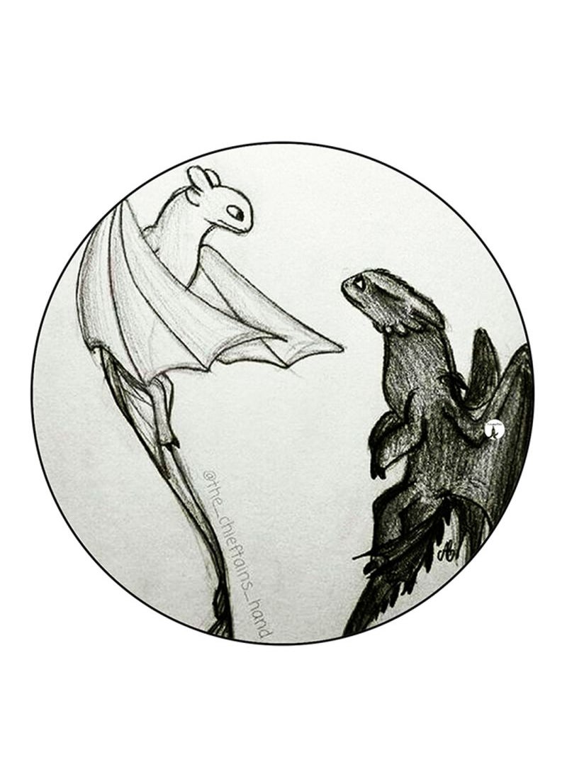 RKN - How To Train Your Dragon Printed Fridge Magnet Multicolour - Image 1