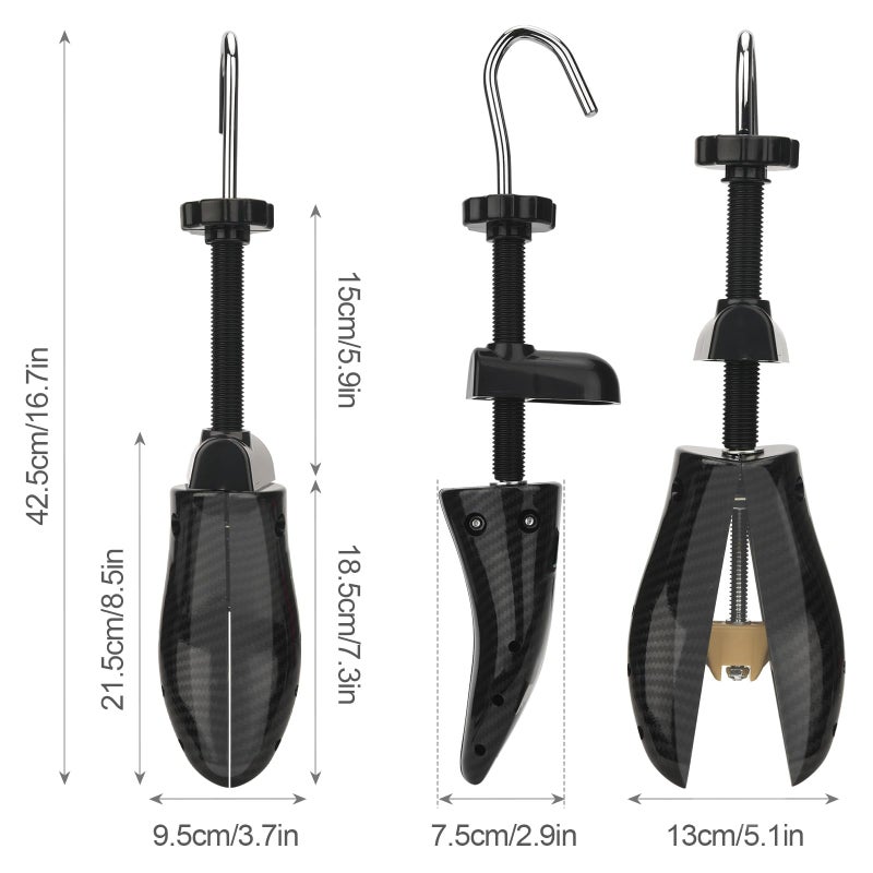 MISERWE Shoe Stretcher with Carrying Bag Adjustable Unisex Shoes Stretcher with 2 Air Purifying Bag(L) - Image 3