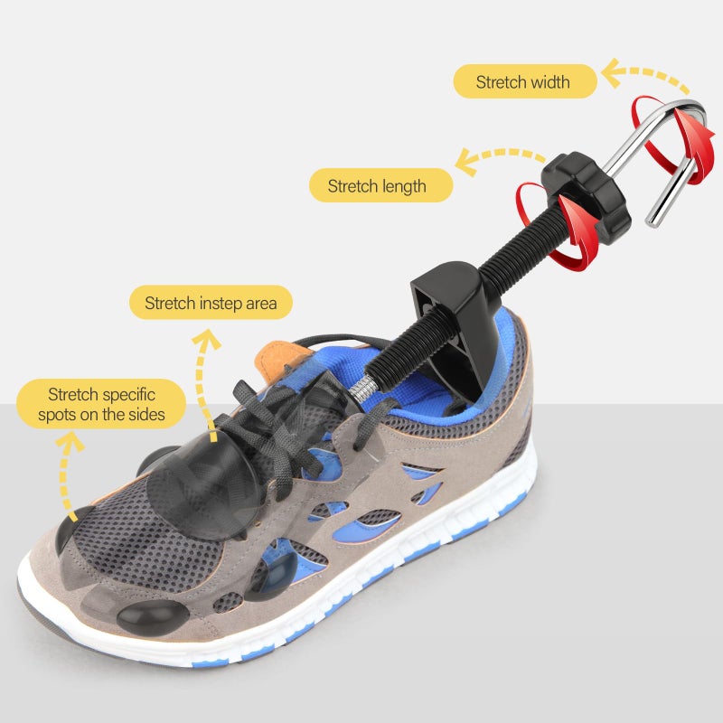 MISERWE Shoe Stretcher with Carrying Bag Adjustable Unisex Shoes Stretcher with 2 Air Purifying Bag(L) - Image 5