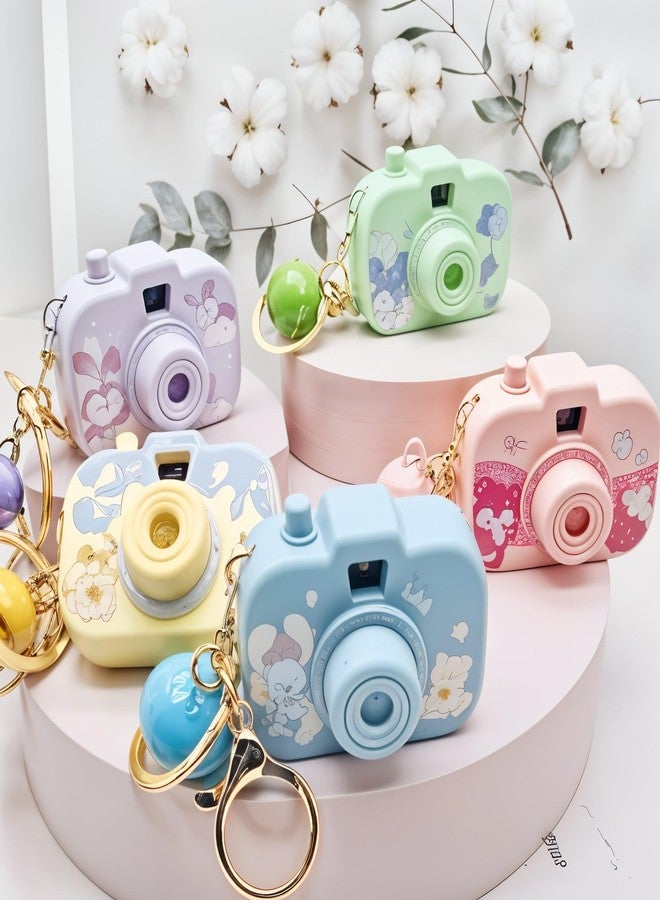 Todfod Mini Projector Camera Toy | Kawaii Style Keychain with Light & Bell | Cute Cartoon Accessory for Bags & Pouches | Kids Dress Up Play Toy | Birthday Gift for Girls - Image 5