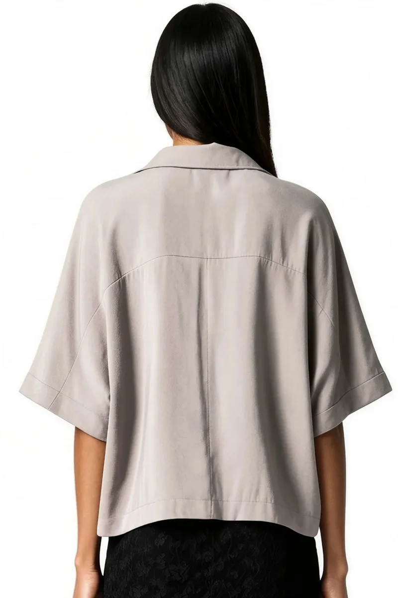 Busem Mauve Purple BUSEM Modal Blend Blouse for Women | Best Price UAE
