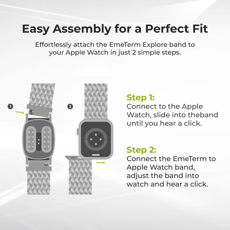 EmeTerm Explore Bands Compatible with Apple Watch (42/44/45/49mm, Starlight) - Image 4
