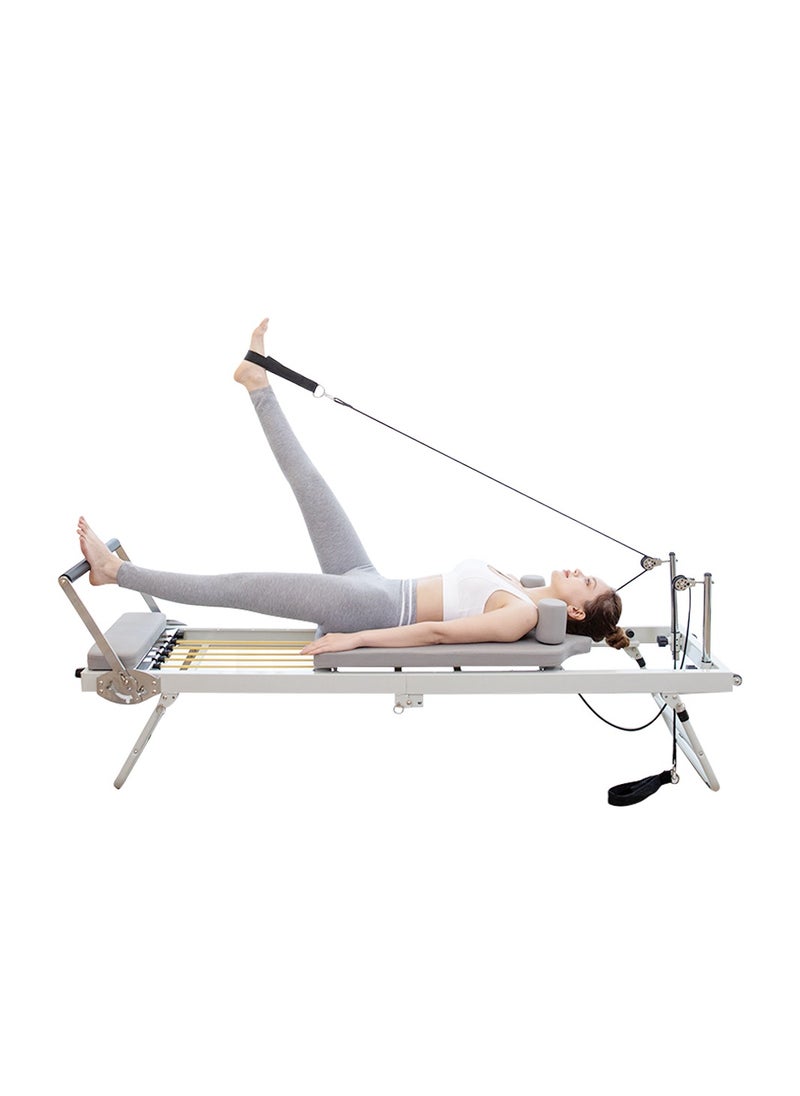 Cool Baby Style Pilates Yoga Bed Yoga Studio Pilates Core Bed Pilates Training Bed Strength Adjustment Stainless Steel Yoga Training Bed  - Image 1