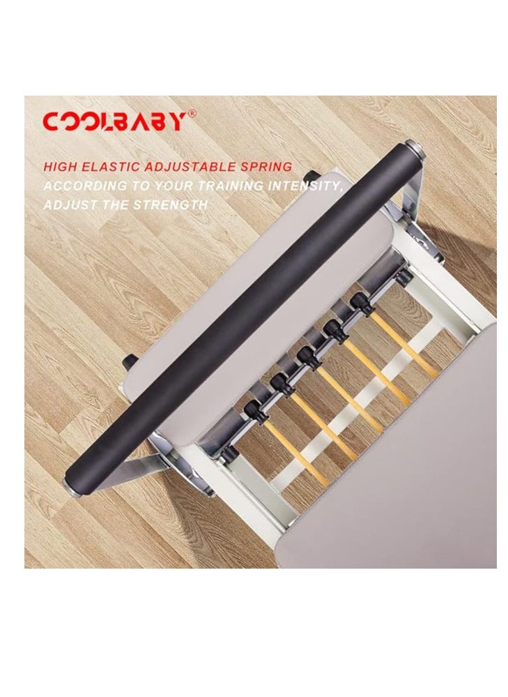 Cool Baby Style Pilates Yoga Bed Yoga Studio Pilates Core Bed Pilates Training Bed Strength Adjustment Stainless Steel Yoga Training Bed  - Image 4