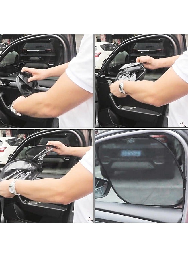 مظلة شمسية لنافذة السيارة مكونة من قطعتين - Image 3