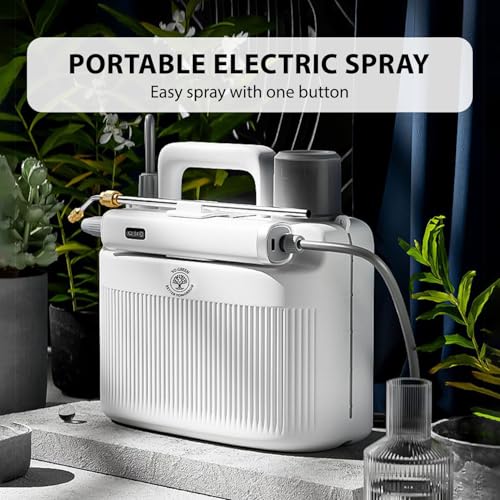 Yo Green Elite Pro 5 Liter Electric Sprayer Bottle, Automatic Watering of Indoor/Outdoor Plants, Rechargeable, Power Sprayer with Adjustable Spout for Garden, Fertilizing, Cleaning - Image 2