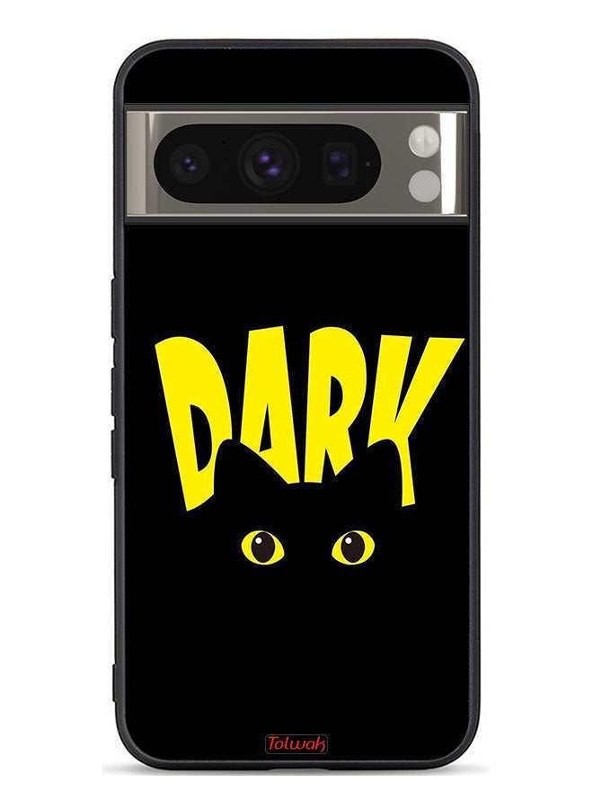 Tolwak غطاء حماية لجهاز جوجل بيكسل 8 برو - قطة داكنة - Image 1