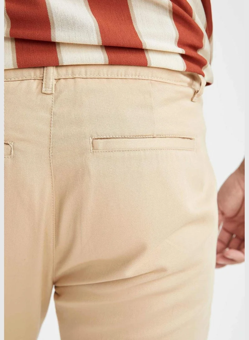DeFacto Regular Fit Straight Leg Trousers