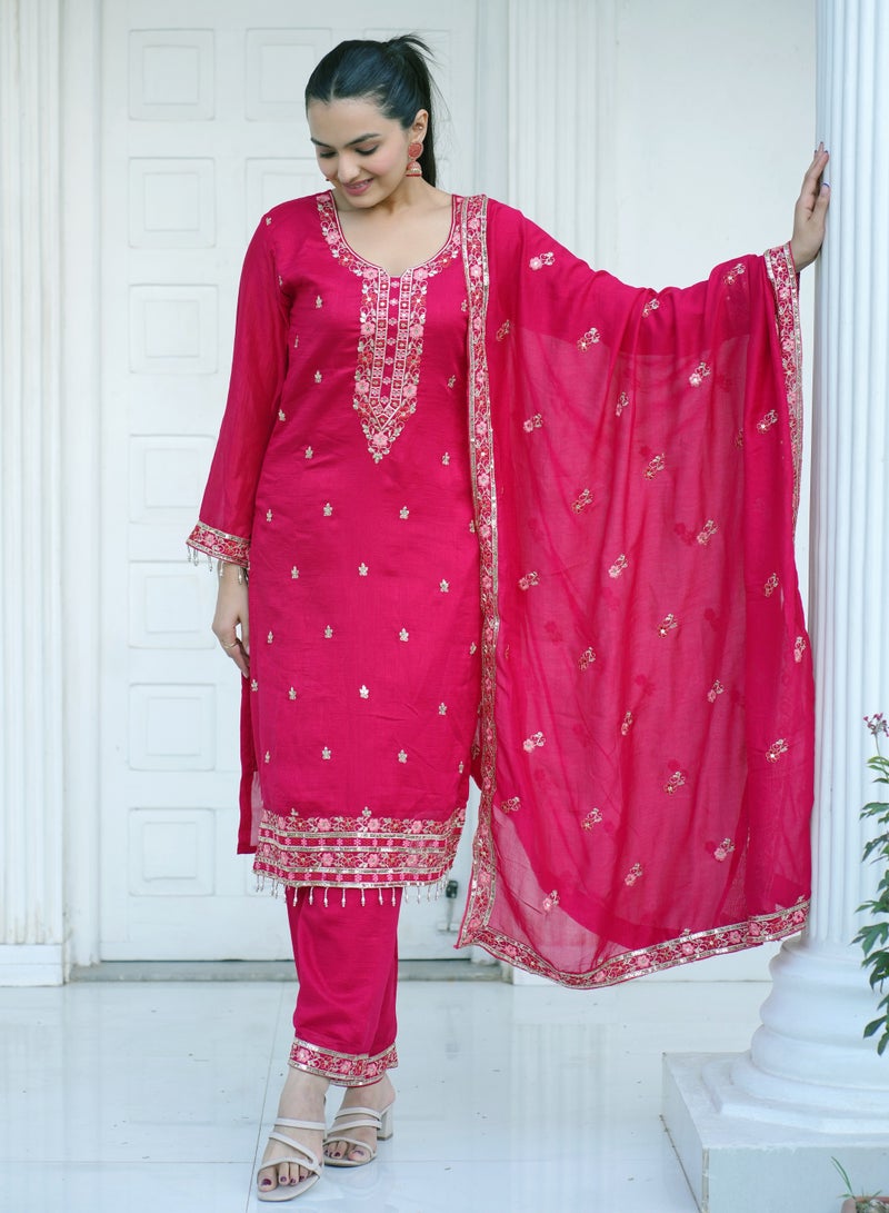 Super Asian Presenting a new Designer Embroidered Dress Suit with Sequence Embroidered Work - Image 2