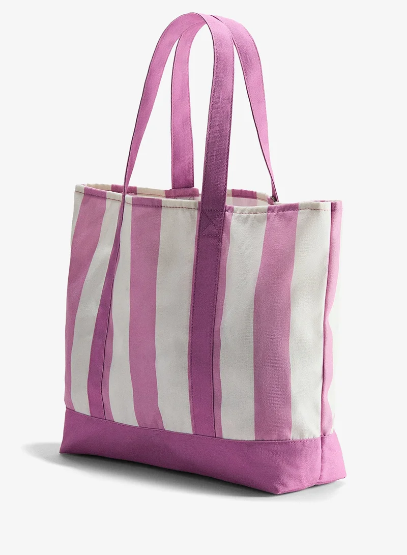 H&M Print-motif canvas tote bag