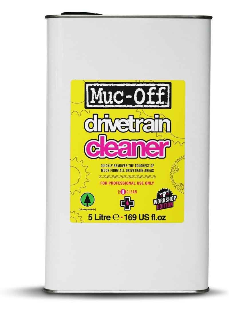 منظف نظام نقل الحركة للدراجات النارية من Muc-Off Powersports – 5 لتر