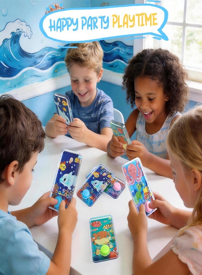 Cleboen 12 Pack Handheld Water Games for Kids, Water Ring Toss Handheld Games Under the Sea Party Favors Goodie Bag Stuffers Classroom Rewards for Boys Girls, Stress-Relief Car Games Travel Toys - Image 5