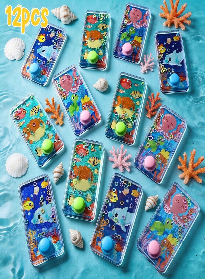 Cleboen 12 Pack Handheld Water Games for Kids, Water Ring Toss Handheld Games Under the Sea Party Favors Goodie Bag Stuffers Classroom Rewards for Boys Girls, Stress-Relief Car Games Travel Toys - Image 2