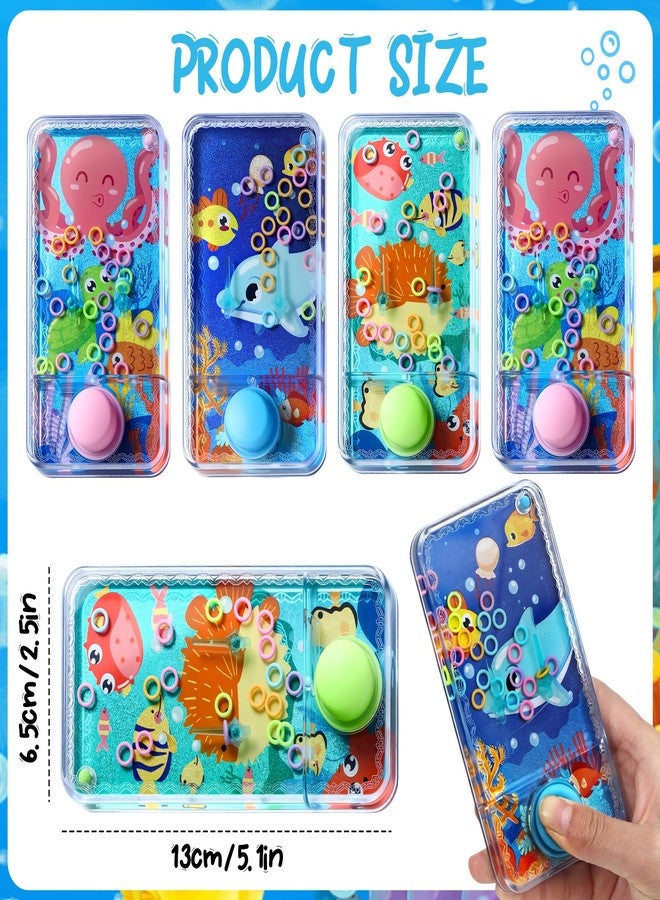 Cleboen 12 Pack Handheld Water Games for Kids, Water Ring Toss Handheld Games Under the Sea Party Favors Goodie Bag Stuffers Classroom Rewards for Boys Girls, Stress-Relief Car Games Travel Toys - Image 4
