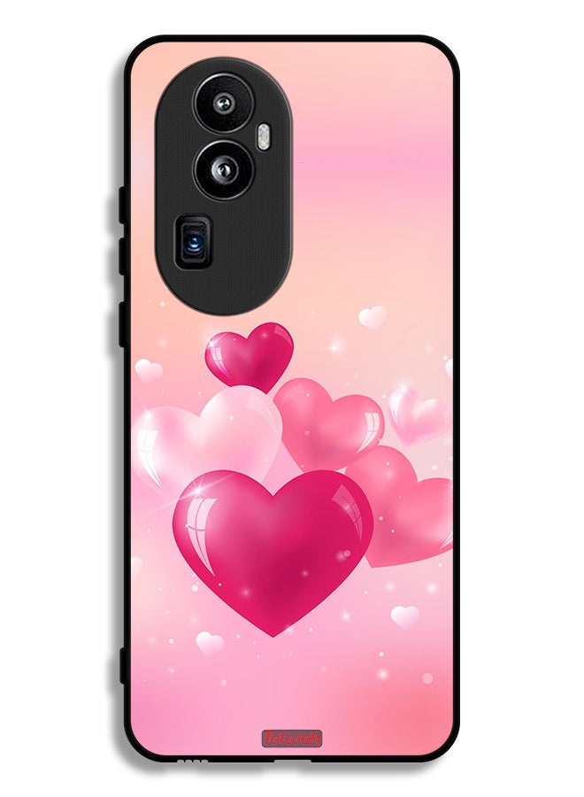 Tolwak Oppo Reno10 Pro Plus Protective Case Cover Beautiful Hearts Art - Image 1