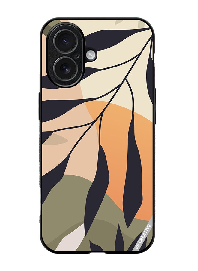 Protective Case Cover For Apple iPhone 17 Leaf Tropical Design Multicolour