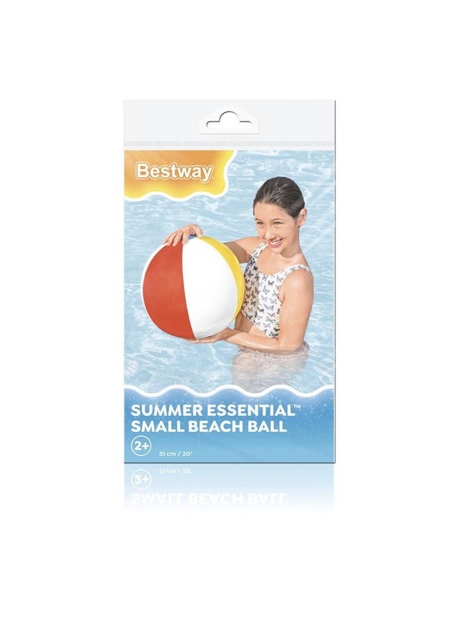 بست واي كرة الشاطئ الصغيرة الأساسية الصيفية مقاس 20 بوصة/51 سم من بيست واي -26-31021 - Image 1