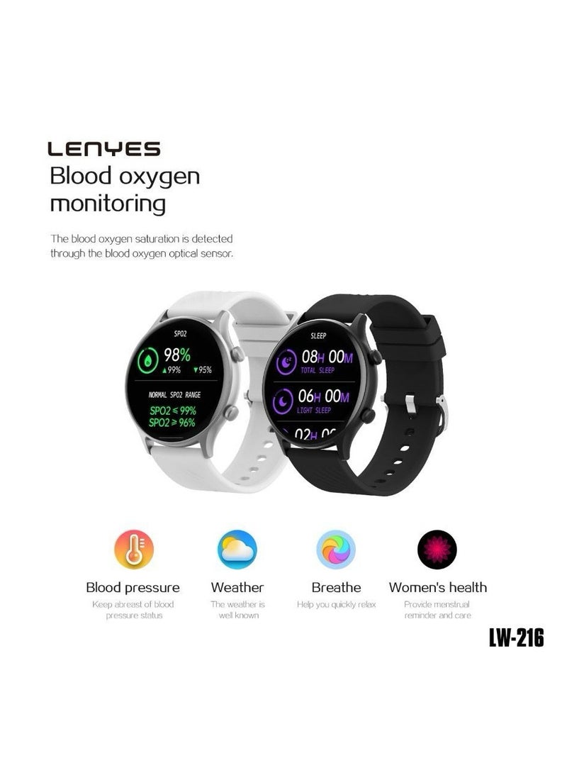 Lenyes Smartwatch LW-216-LCD HD 1.39 inch Display - Image 1