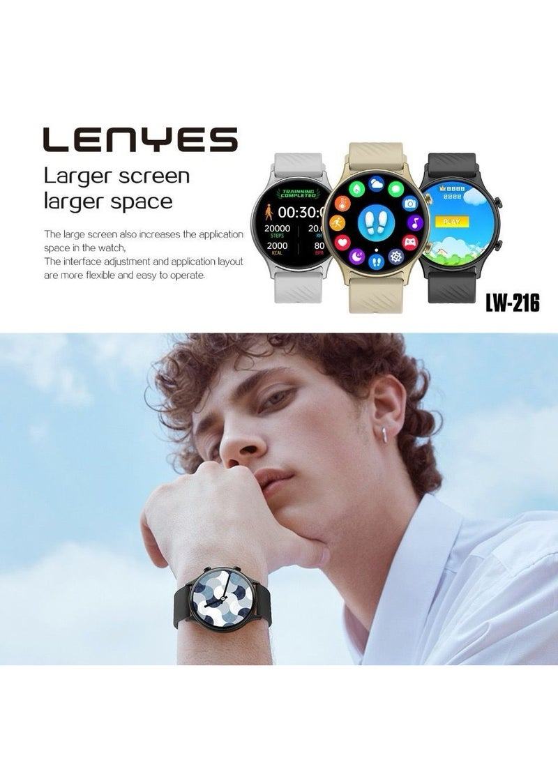 Lenyes Smartwatch LW-216-LCD HD 1.39 inch Display - Image 3