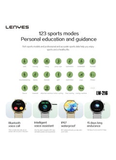 Lenyes Smartwatch LW-216-LCD HD 1.39 inch Display  - Image 4