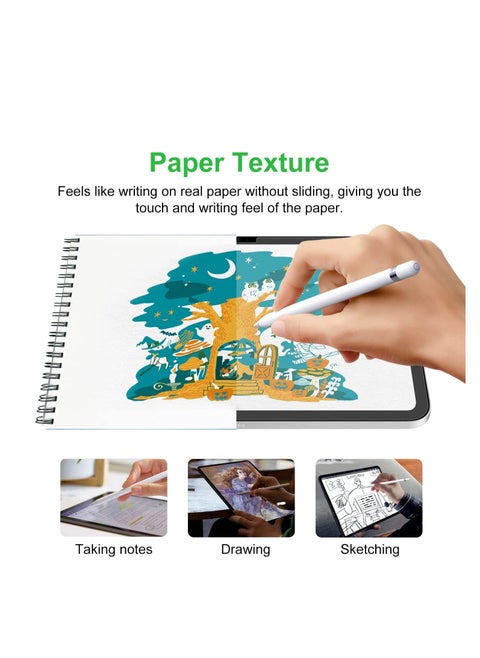1Pack Paperfeel Screen Protector Compatible with iPad 11th(A16) 11 inch 2025/10th Generation 10.9 inch 2022, [Touch Like Paper] [Anti-Glare] [Easy Installation] [Compatible with Apple Pencil]